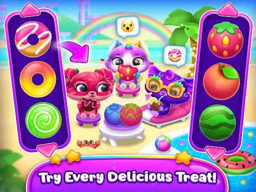 A vibrant and colorful mobile game world filled with adorable characters and engaging gameplay, sparking creativity and fun.