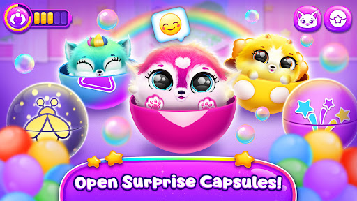 A vibrant and colorful mobile game world filled with adorable characters and engaging gameplay, sparking creativity and fun.