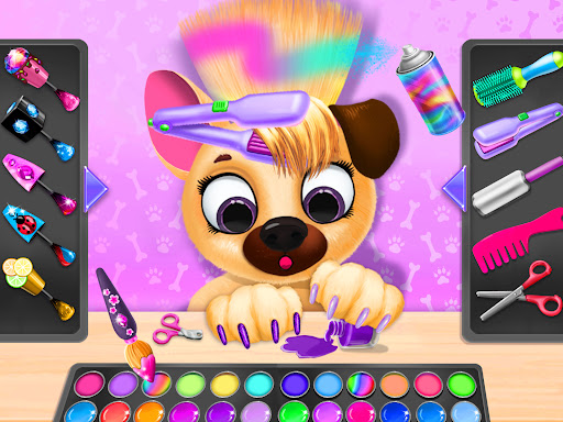 Cute and colorful pets await their beauty transformation in the Kiki & Fifi Pet Salon app, where creativity and fun meet!