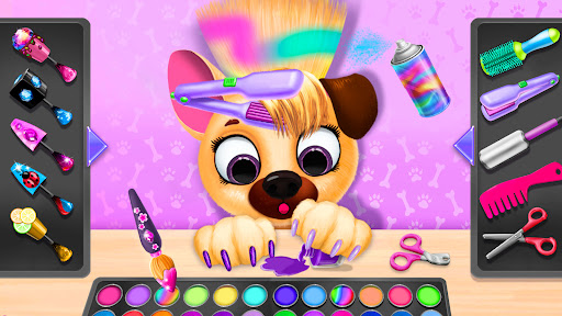 Cute and colorful pets await their beauty transformation in the Kiki & Fifi Pet Salon app, where creativity and fun meet!