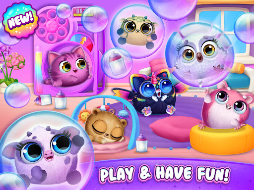 A vibrant and cheerful virtual world filled with adorable creatures, embodying joy and creativity.