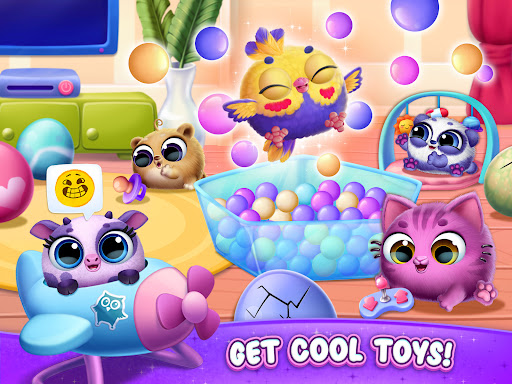 A vibrant and cheerful virtual world filled with adorable creatures, embodying joy and creativity.