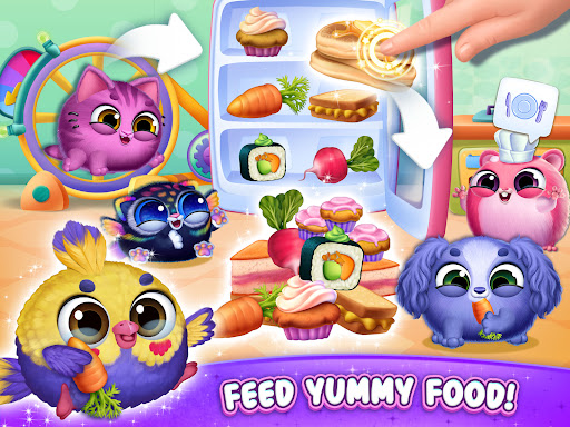 A vibrant and cheerful virtual world filled with adorable creatures, embodying joy and creativity.