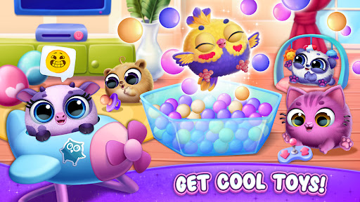 A vibrant and cheerful virtual world filled with adorable creatures, embodying joy and creativity.