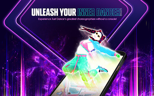 A joyful person dancing energetically, embodying the excitement and fun of using the Just Dance app.