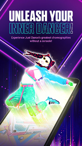 A joyful person dancing energetically, embodying the excitement and fun of using the Just Dance app.