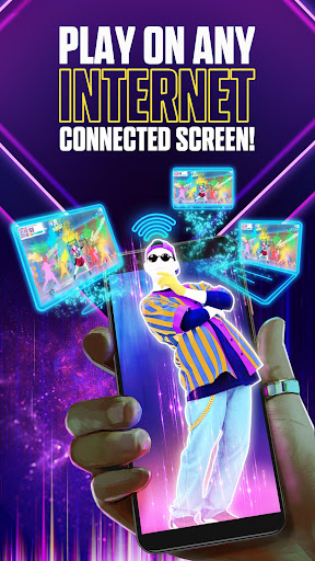 A joyful person dancing energetically, embodying the excitement and fun of using the Just Dance app.