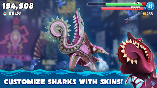 A thrilling underwater adventure where players embody a hungry shark, exploring the ocean's depths and devouring everything in their path, capturing the excitement and danger of marine life.