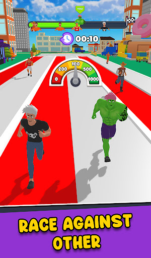 An engaging fitness journey through a fun and interactive mobile game that combines gaming with exercise.