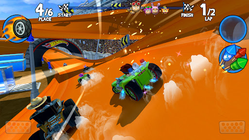 Exciting and vibrant beach buggy racing scene, full of energy and fun.