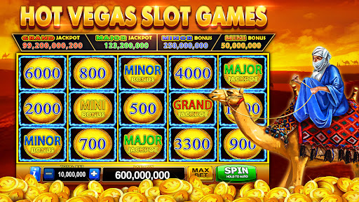 A vibrant and exciting casino atmosphere capturing the thrill and allure of slot machines in Las Vegas.