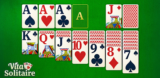 A nostalgic journey into the classic world of solitaire, evoking feelings of strategy, patience, and timeless enjoyment.