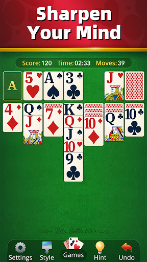 A nostalgic journey into the classic world of solitaire, evoking feelings of strategy, patience, and timeless enjoyment.