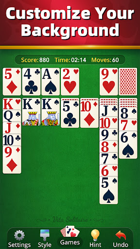 A nostalgic journey into the classic world of solitaire, evoking feelings of strategy, patience, and timeless enjoyment.