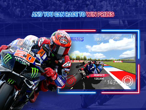 Feel the rush and excitement of high-speed MotoGP racing on your mobile device, where every turn and acceleration echoes the thrill of the track.