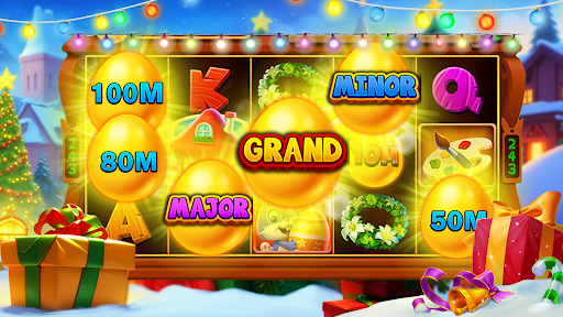 Excitement and thrill of playing casino slot games on a mobile device, capturing the essence of a Las Vegas casino experience.