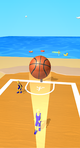 A thrilling basketball game experience on mobile, capturing the excitement and energy of the sport.