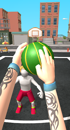 A thrilling basketball game experience on mobile, capturing the excitement and energy of the sport.