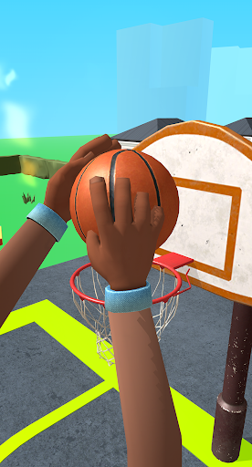 A thrilling basketball game experience on mobile, capturing the excitement and energy of the sport.