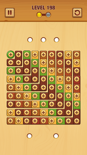 A captivating and challenging brain teaser, the Wood Puzzle Game draws players into its world of nuts and bolts, offering both simplicity and strategic complexity.