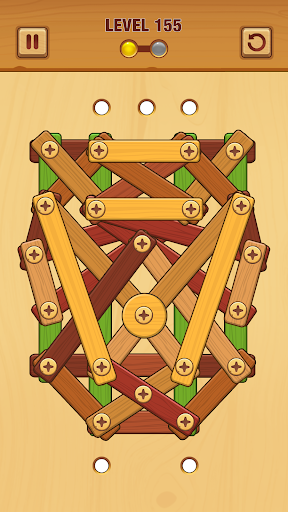 A captivating and challenging brain teaser, the Wood Puzzle Game draws players into its world of nuts and bolts, offering both simplicity and strategic complexity.