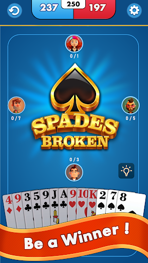 A group of friends enjoying a thrilling game of Spades, their faces lit up with concentration and excitement, symbolizing the strategic and engaging nature of the game.