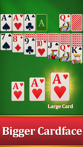 A nostalgic and inviting glimpse into timeless card game fun, evoking the joy and tranquility of solitaire on a digital platform.