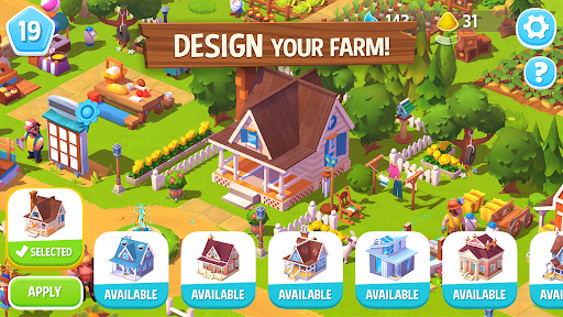 A whimsical farm scene filled with colorful crops and happy animals, evoking a sense of joy and adventure.