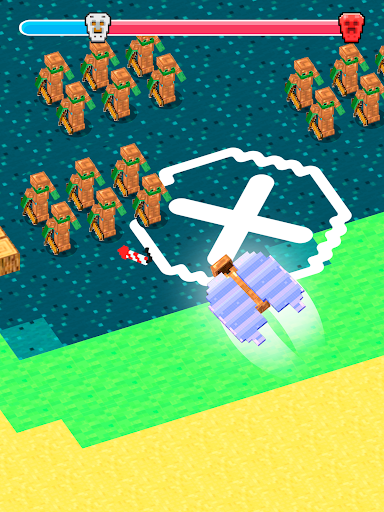 A thrilling battlefield scene from Craft Army Commander, depicting strategic warfare and teamwork.