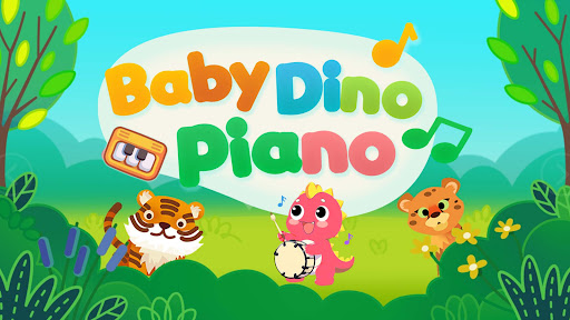 A colorful and engaging digital piano app interface designed to captivate children and music enthusiasts alike, evoking a sense of fun and discovery.