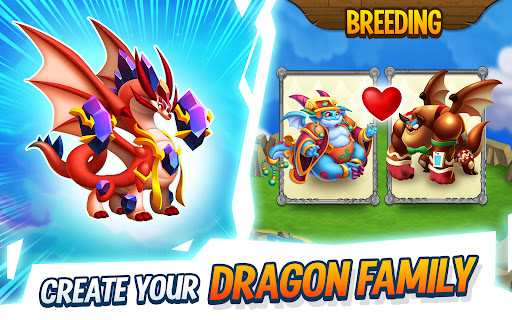 Dragon City: Embark on a mystical journey as a Dragon Master, breeding and battling unique dragons in a captivating world.