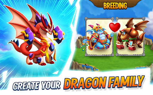 Dragon City: Embark on a mystical journey as a Dragon Master, breeding and battling unique dragons in a captivating world.