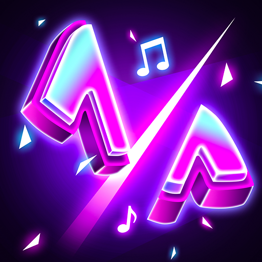 A vibrant depiction of a music rhythm game filled with colorful characters, lively animations, and a sense of musical challenge.