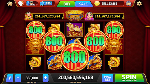 A thrilling and colorful depiction of slot machines in a vibrant casino setting, capturing the excitement and anticipation of playing slot games.