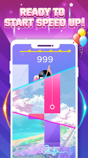 A thrilling moment in the Piano Tiles game, capturing the essence of rhythm and challenge in a vibrant melody-driven setting.