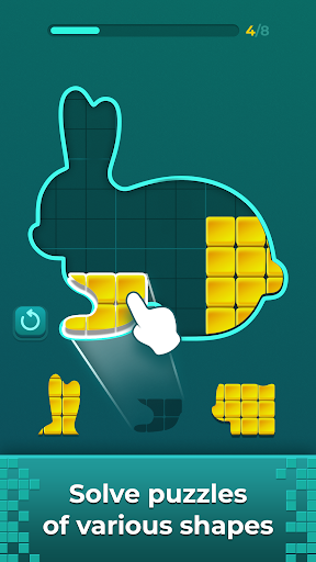 Excitement and challenge of solving a captivating block puzzle game