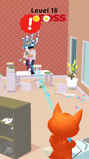 A playful scene of cartoon characters sneaking and giggling in an animated world, armed with colorful NERF blasters, ready for a fun prank.