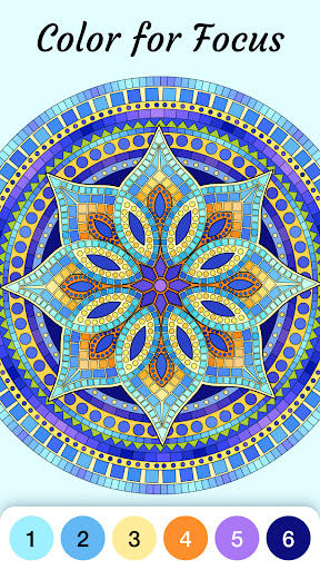 A vibrant and colorful digital canvas filled with intricate designs and patterns, representing creativity and relaxation.