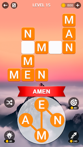 A serene and engaging journey through biblical word puzzles, offering both mental stimulation and spiritual growth.