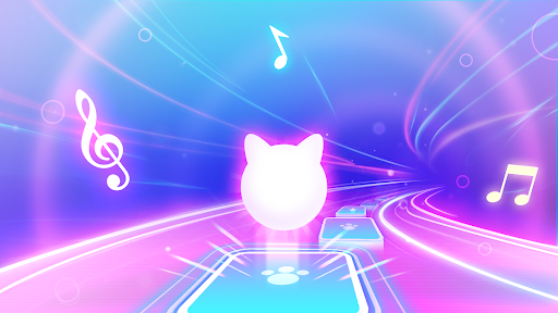 A joyful cat hopping to the beat, symbolizing the fun and excitement of a musical journey.