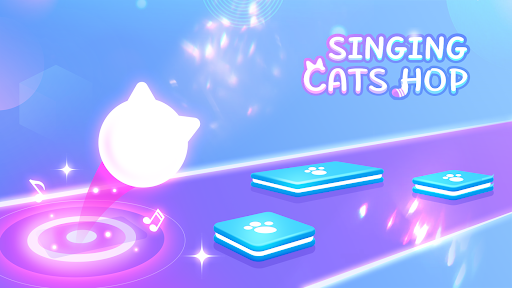 A joyful cat hopping to the beat, symbolizing the fun and excitement of a musical journey.