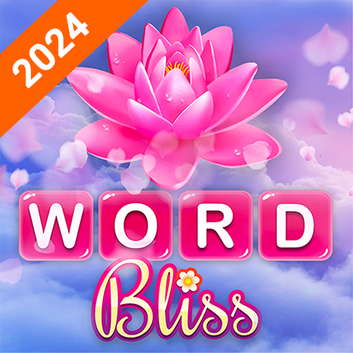 A blissful scene of colorful letters forming words, representing the joy and challenge of solving word puzzles.