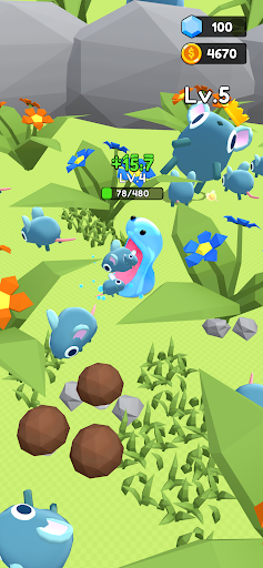 A colorful and creative depiction of virtual slime play, evoking a sense of fun and relaxation.