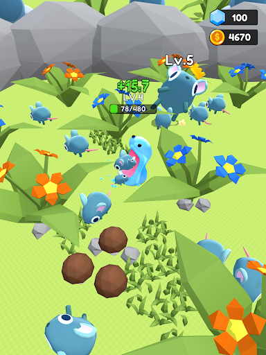 A colorful and creative depiction of virtual slime play, evoking a sense of fun and relaxation.