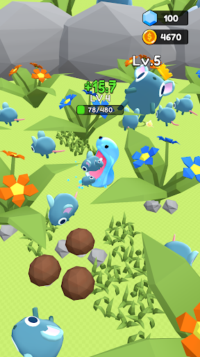 A colorful and creative depiction of virtual slime play, evoking a sense of fun and relaxation.