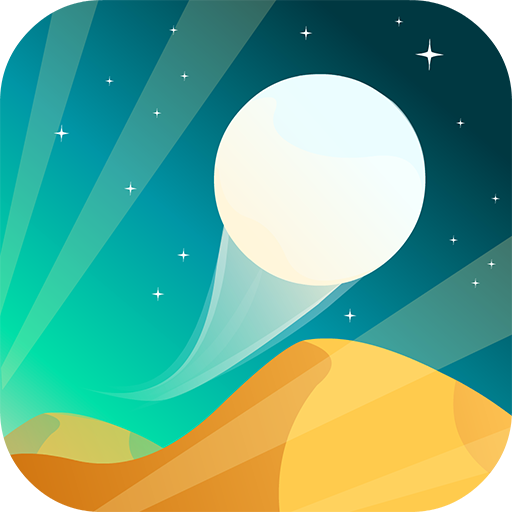 A thrilling and adventurous mobile game experience on sandy dunes, capturing the essence of speed and balance.