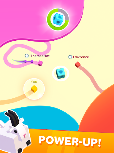 A vibrant and dynamic representation of strategy and competition in the colorful world of Paper.io 2, capturing the excitement of territory expansion.