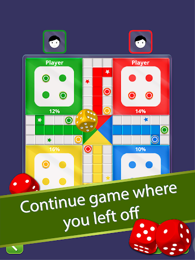 A digital Ludo board game evoking nostalgia and fun, capturing the essence of childhood memories and modern gaming convenience.