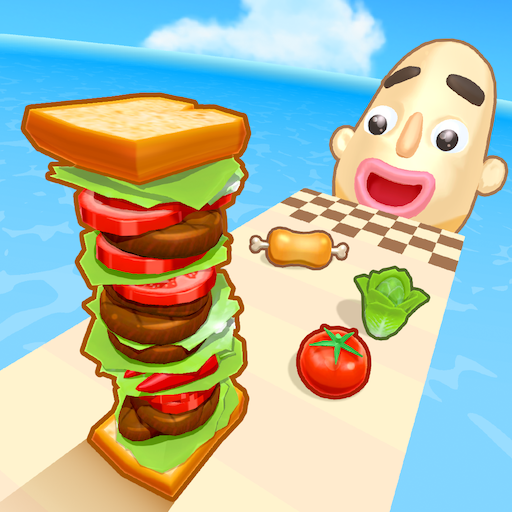 A vibrant and playful journey through a world of sandwiches, filled with excitement and challenges.