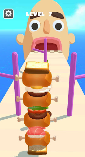 A vibrant and playful journey through a world of sandwiches, filled with excitement and challenges.